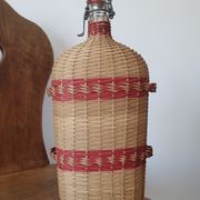 Ancient bottle of pilgrimage Lourdes