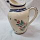 Henriot Quimper earthenware water pitcher 1960