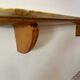 Italian Art Deco Console in Cherry Wood and Siena Marble by Paolo Buffa, 1940s