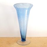 Biot bubble glass vase