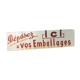 Panneau de magasin