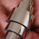 Chrome wall sconce Art Deco