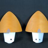 1970's Wooden Sconces by Soren Eriksen, France - a Pair