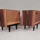 1970s bedside tables, set of 2