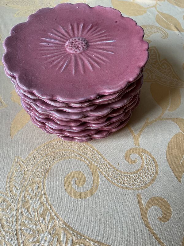 12 assiettes dessert Lunetta Vallauris