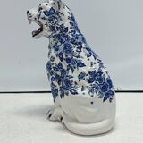 Tiger Statue Ceramic Delft Blue