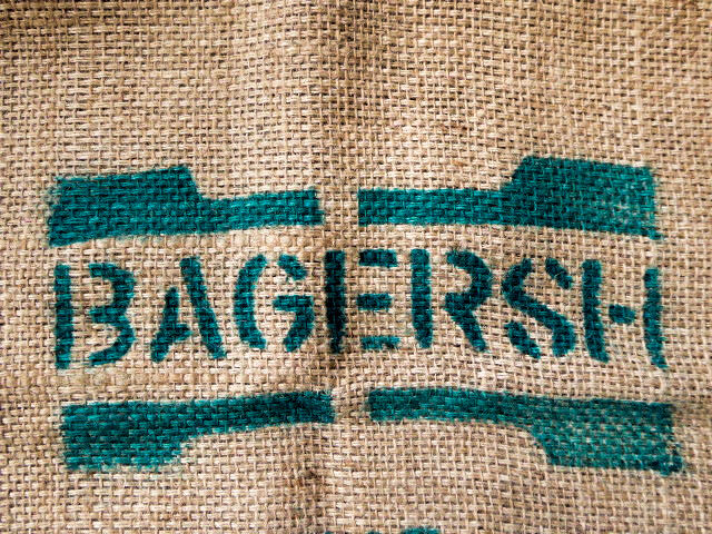 Burlap sack "Bagersh Produce of Ethiopia"