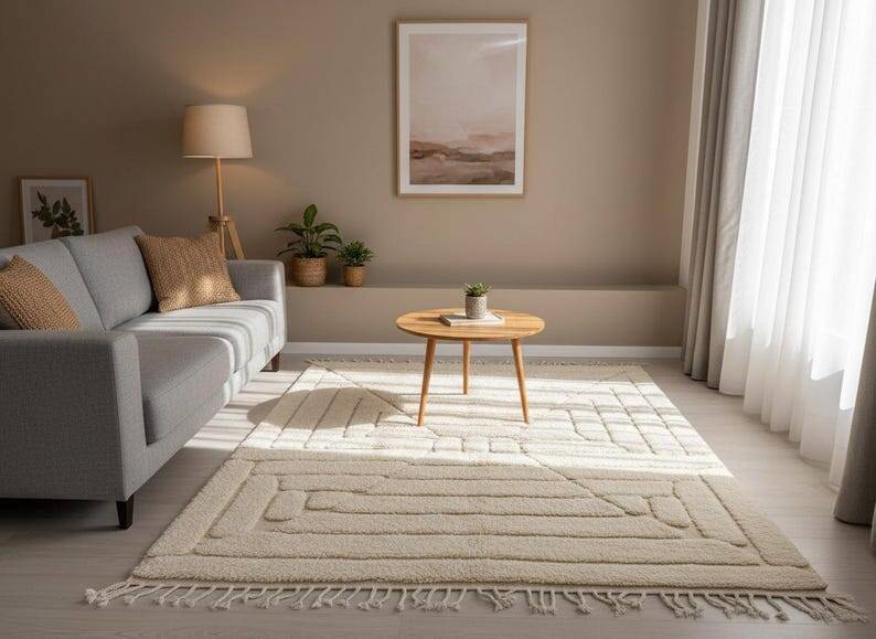 Handwoven Berber rug 150/250 cm