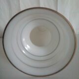 Baluster vase jugendstil in opaline and glass paste, hand-painted