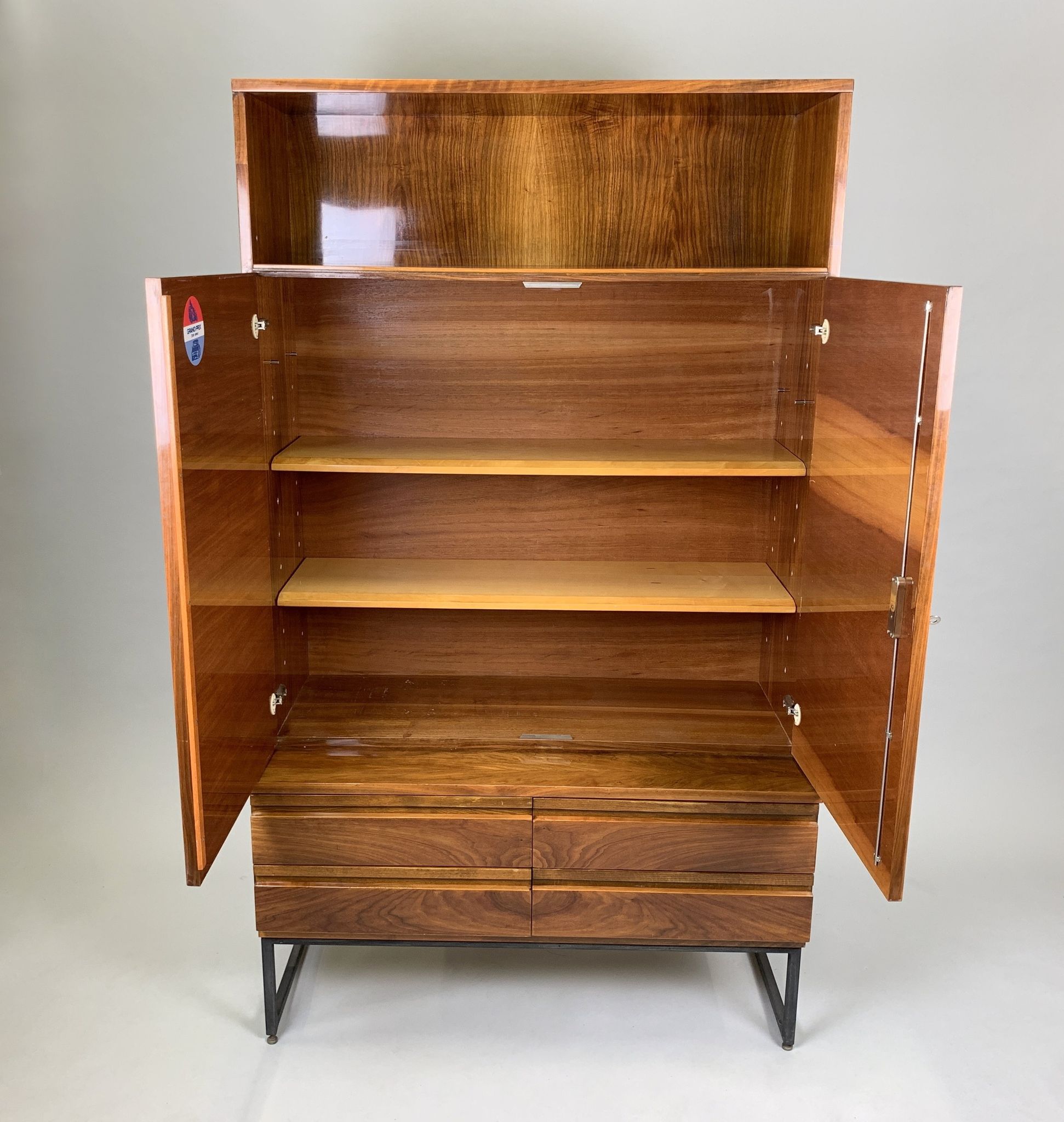 Vintage Cabinet 'Belmondo', High Gloss, Czechoslovakia, 1970's
