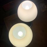 Set of 2 vintage tulip foot lamps