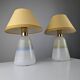 Pair of Italian glass lamps 1970s