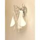 Set of Two "Rondini" Murano Glass Wall Sconces in Mazzega Style