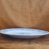 Digoin Sarreguemines oval dish.
