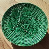 Set of dessert plates Sarreguemines – Art Nouveau earthenware, decoration