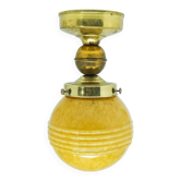 Lampe à pendentif vintage, Allemagne, années 1930