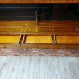 Display cabinet with hanging drawers, Poland, 1970s after renovation.