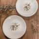 Plate gien pompadour fleuries