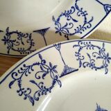 Set of 10 flat plates Moulin des Loups