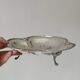 Antique silver plate on cabriole legs
