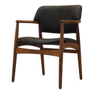 Fauteuil Lounge en Chêne Larsen & Madsen pour Fritz Hansen, années 1970