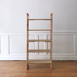 vintage rattan shelf