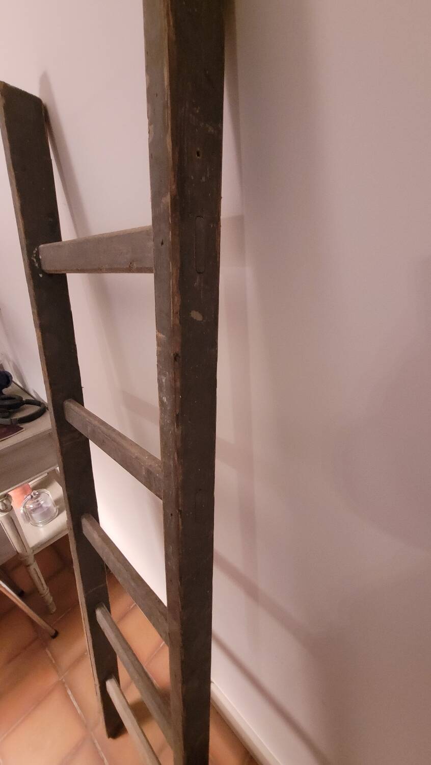 Wooden ladder