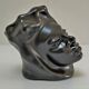 Anthropomorphic ceramic ashtray with woman's figure design 60s