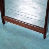 Scandinavian teak mirror from the 1960s.