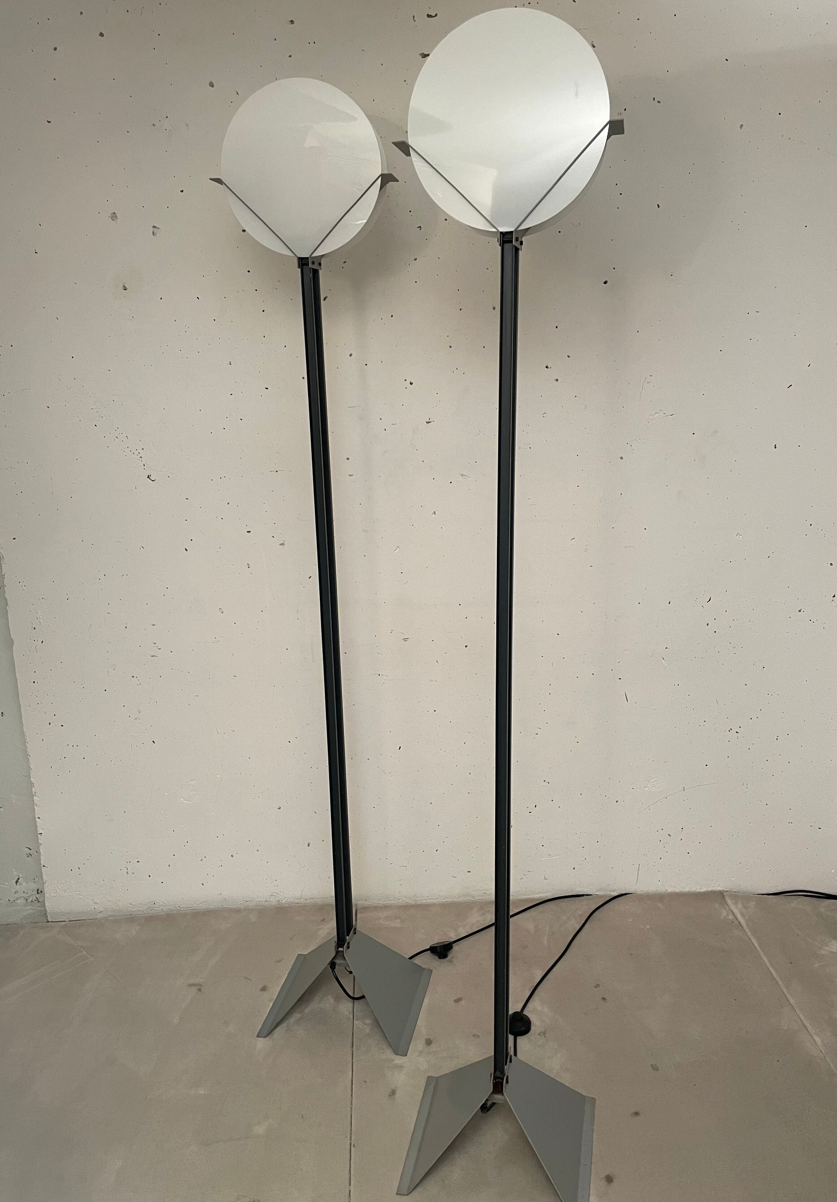 Pair of floor lamps Menno Dieperink, 1980