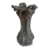 Art Nouveau bronze vase