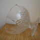 Vintage crystal molded deco rvintage crystal cup
