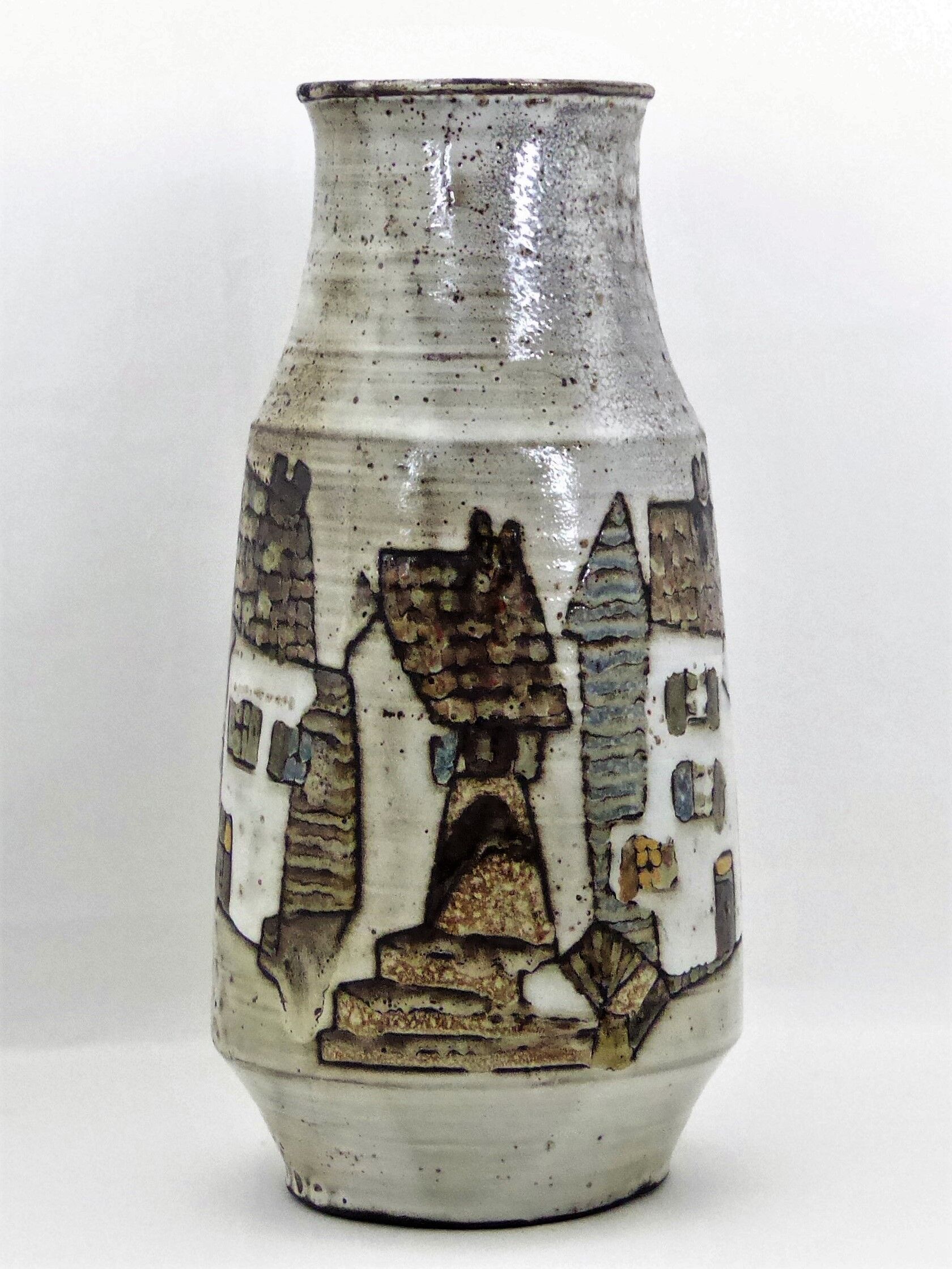 Vase of Paul Quéré "The Minotaur" ceramic 1960