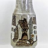 Vase of Paul Quéré "The Minotaur" ceramic 1960