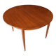 Vintage round extendable table