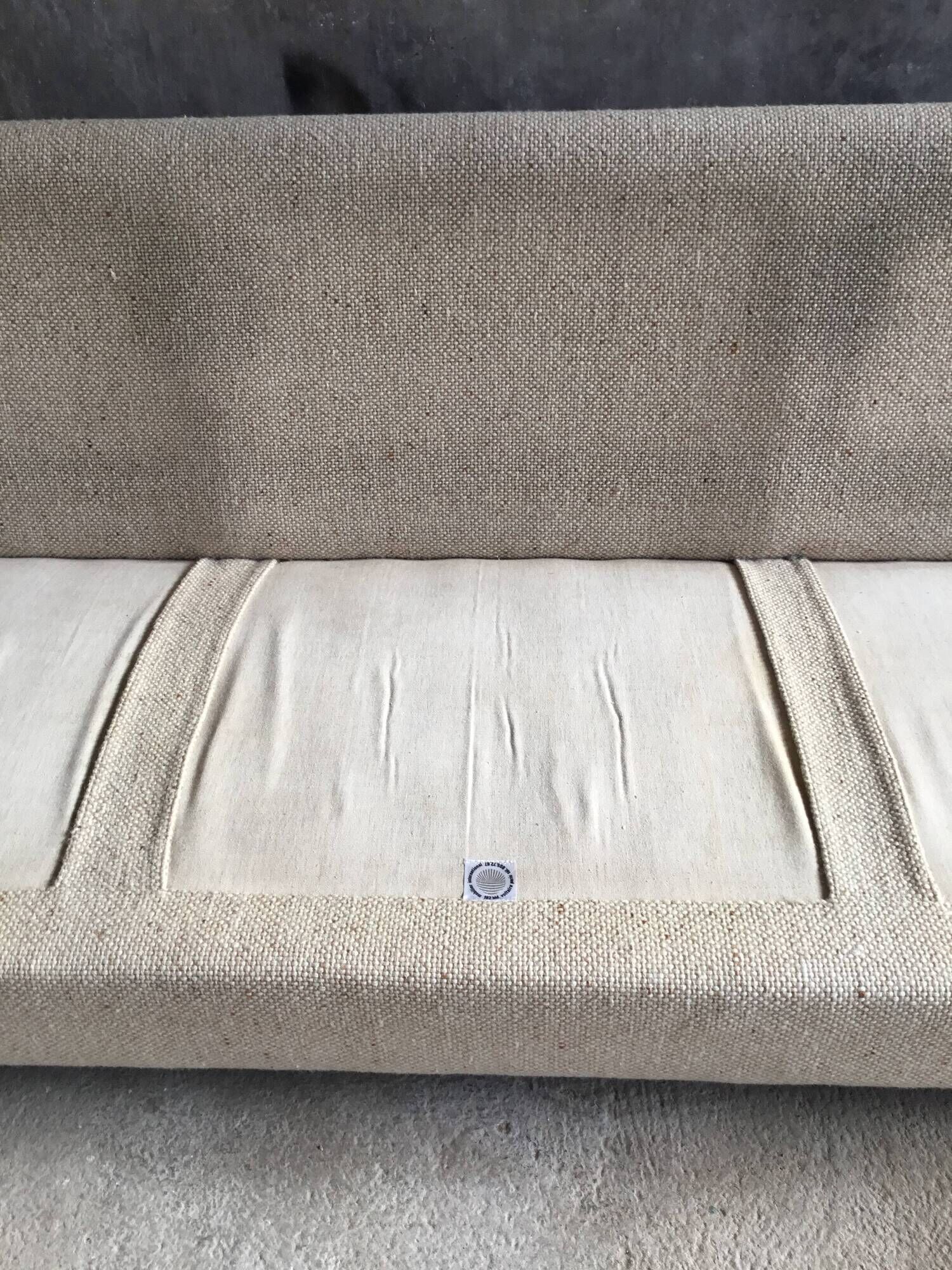 Three-seater canapé in mottled wool by Eddie Harlis - International Furniture