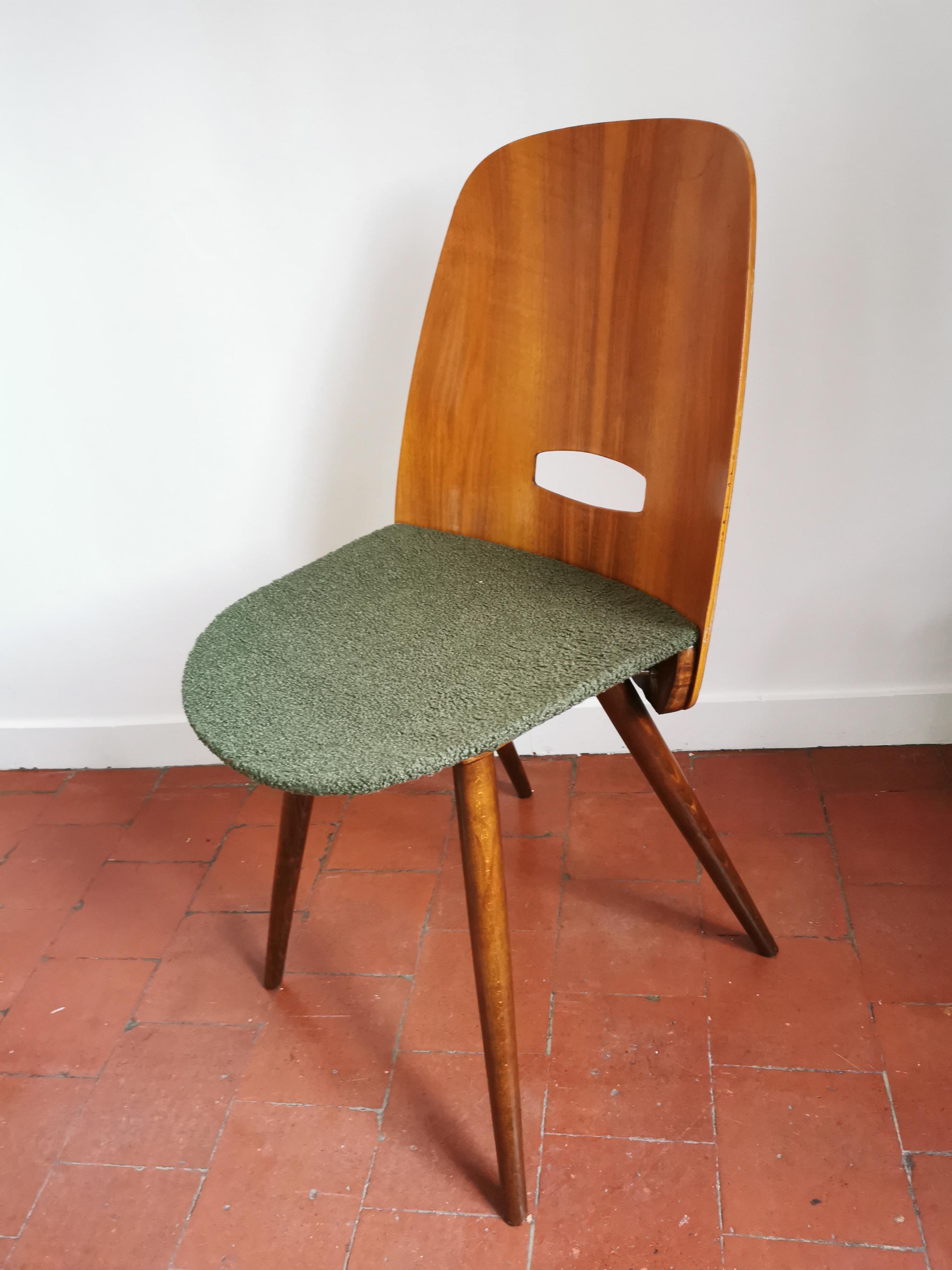 Chaise du designer tchèque F. Jirak pour Tatra 1960