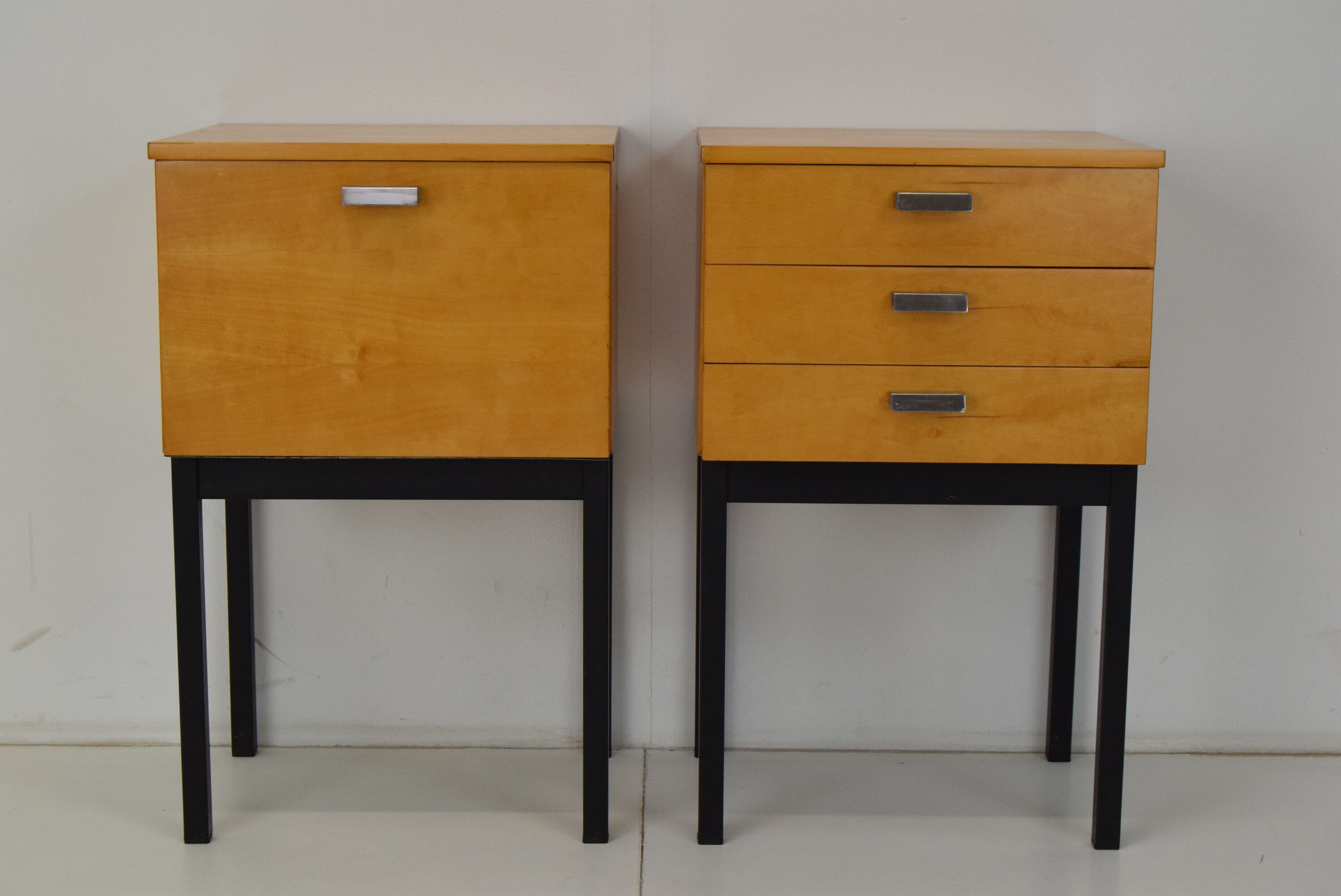 Bedside Tables,UP zavody Bucovice,1970's.