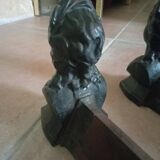 Pair of old andirons