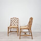 Wicker chairs attributed to Dal Vera, 1970