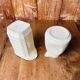 A pair of vintage ceramic jugs from the 1950s.