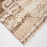3x11 Rug For Kitchen Brown Beige Turkish Runner Rug, 86x325Cm SK 5286