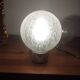 Pair of vintage globe wall lights with bubbled glass by INDA design Space Age