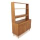 Commode-bibliothèque scandinave en teck, Suède, 1960