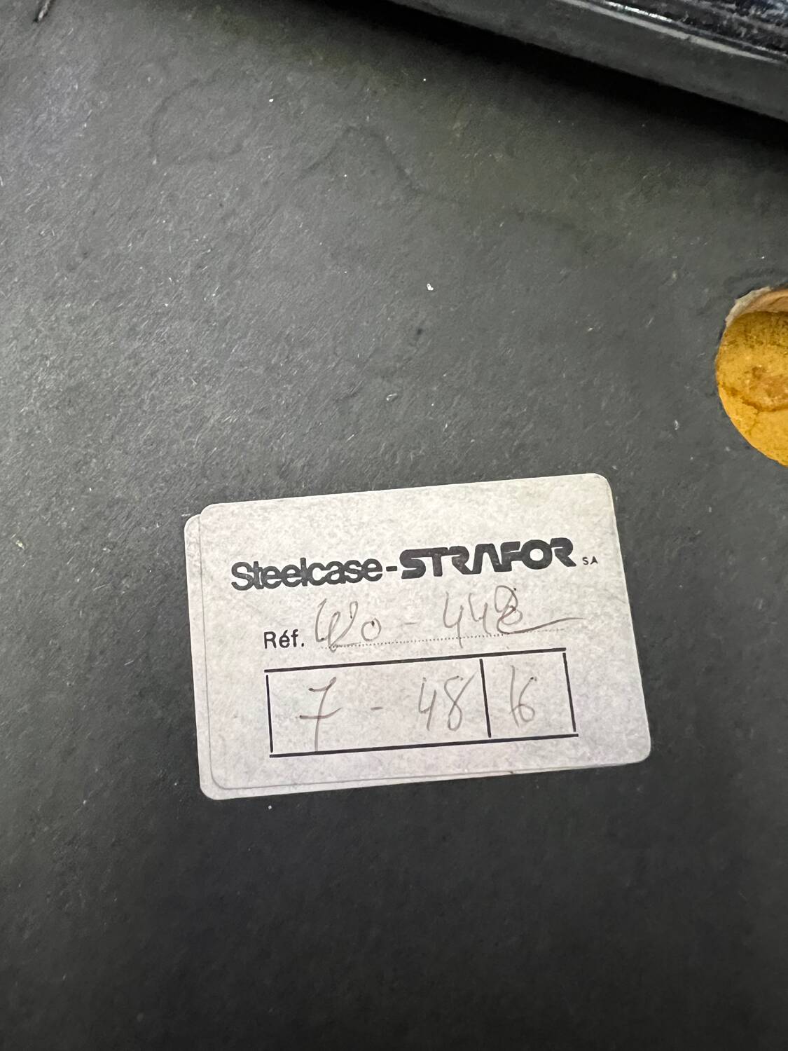 Strafor office chair from the 80s