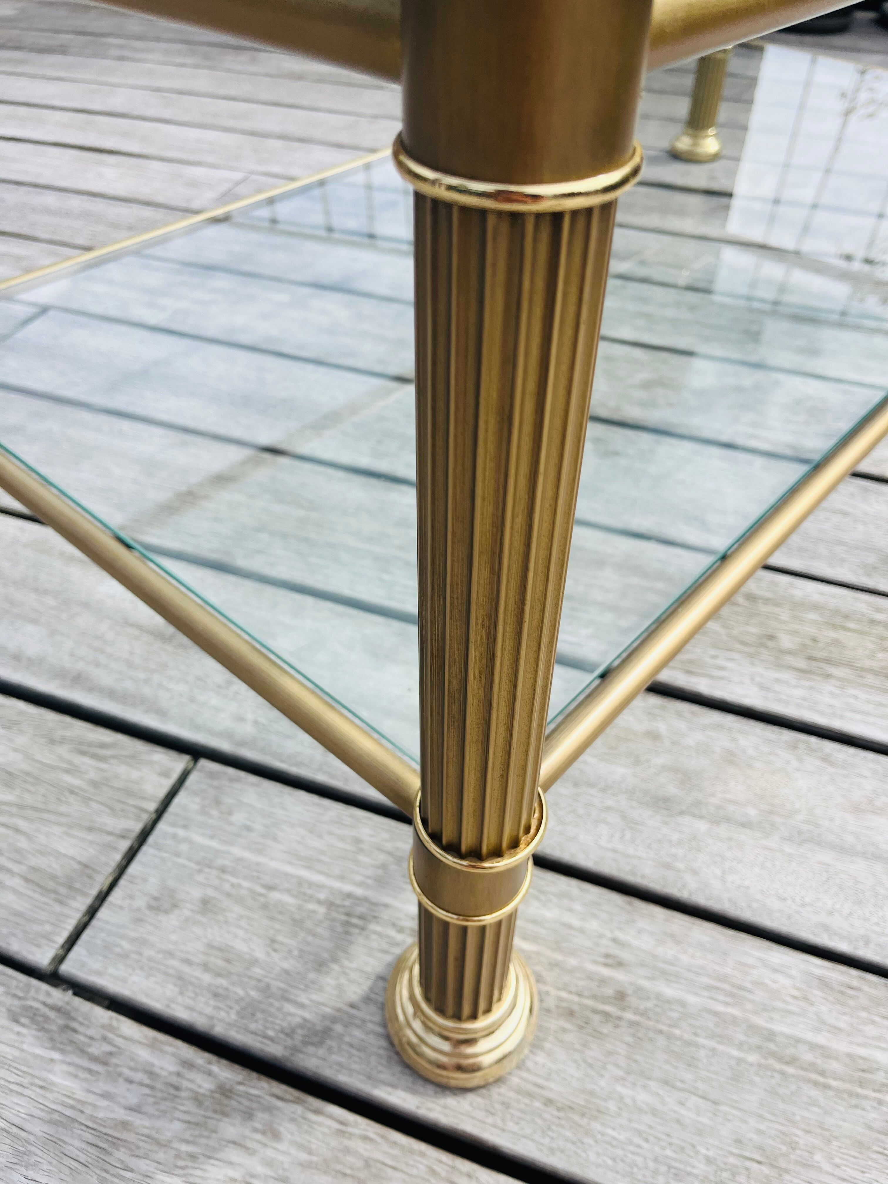 Table basse vintage années 70 – Hollywood Regency