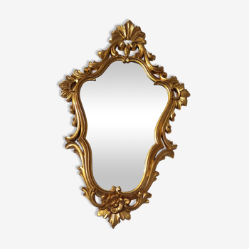 Vintage mirror gilded baroque rocaille