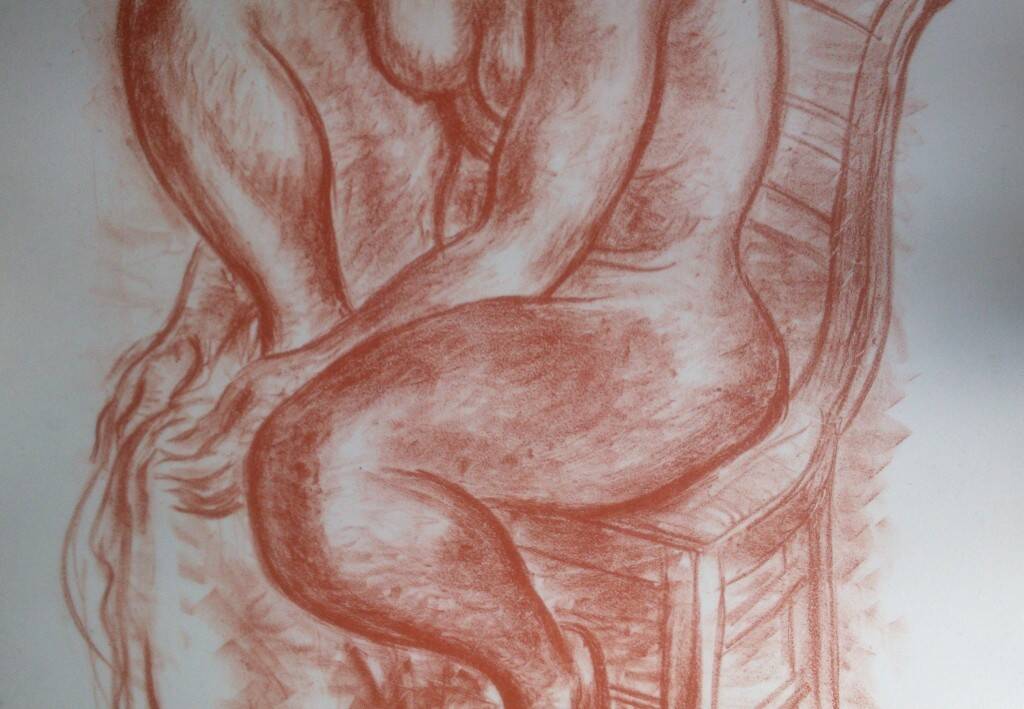 Georges Émile Capon – Female Nude, numbered lithograph 45/60, signed