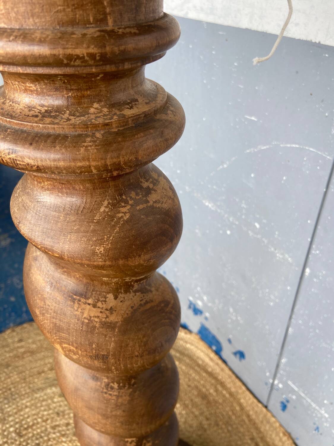 Twisted wooden column