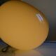 Brown gradient plastic pendant light 1970s